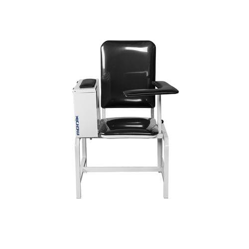 手动采血椅 - YA-DS-M04 - Zhangjiagang Medi Medical Equipment - 2分区式 / 带扶手
