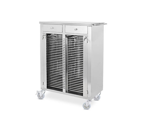 医用推车 - MK-S11 - Zhangjiagang Medi Medical Equipment - 用于病历 / 护理 / 不锈钢