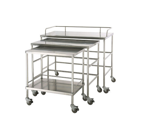 医院用推车 - MK-S01 - Zhangjiagang Medi Medical Equipment - 用于器械 / 护理 / 不锈钢