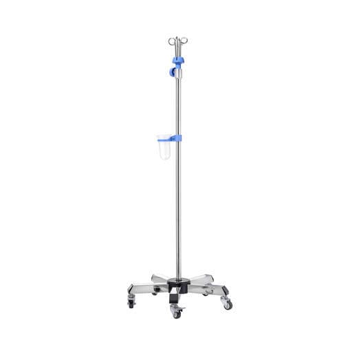 4个钩子输液架 - MK-IS09 - Zhangjiagang Medi Medical Equipment - 带滑轮 / 伸缩 / 不锈钢