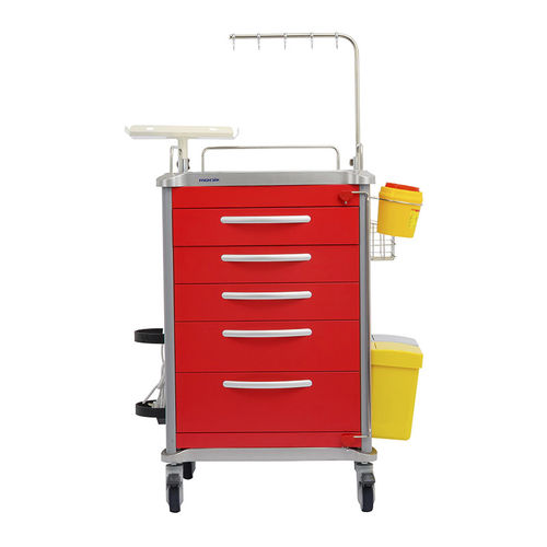 医用推车 - MK-C01 - Zhangjiagang Medi Medical Equipment - 用于药物 / 护理 / 铝制