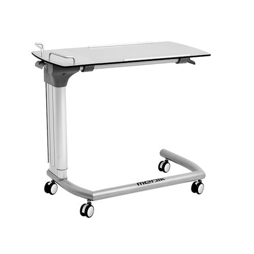 升降床边桌 - YA-T01 - Zhangjiagang Medi Medical Equipment - 带滑轮 / 倾斜 / 气动驱动