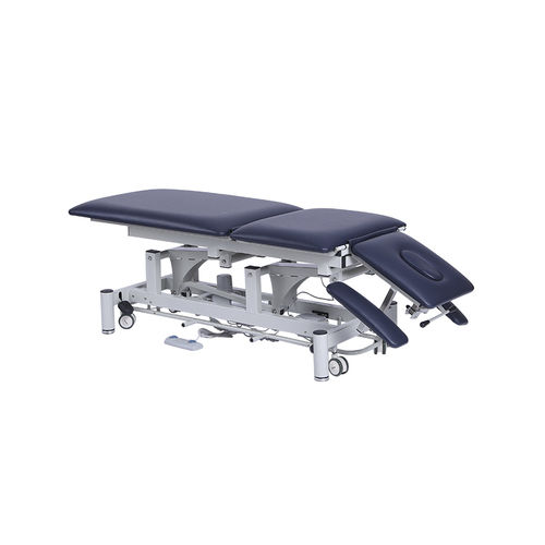 电动治疗床 - YA-ET-D03 - Zhangjiagang Medi Medical Equipment - 斜躺式 / 带滑轮 / 3分区式