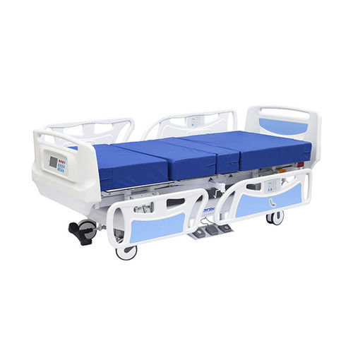 重症监护病床 - YA-D7-1 - Zhangjiagang Medi Medical Equipment - 电动 / 高度可调节 / 带滑轮