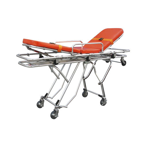 救护车担架车 - YA-AS03 - Zhangjiagang Medi Medical Equipment - 手动 / 可调高度 / 椅背可调