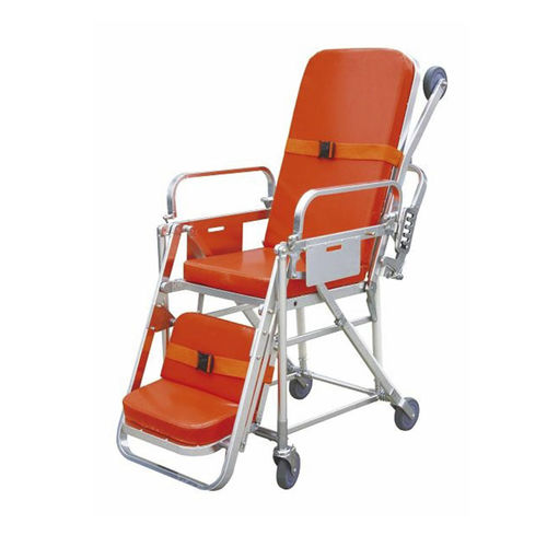 手动担架椅 - YA-AS05 - Zhangjiagang Medi Medical Equipment - 高度可调节 / 折叠 / 4分区式