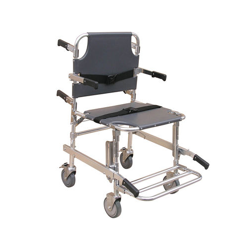 手动担架椅 - YA-SS03 - Zhangjiagang Medi Medical Equipment - 折叠 / 3台面 / 带轮
