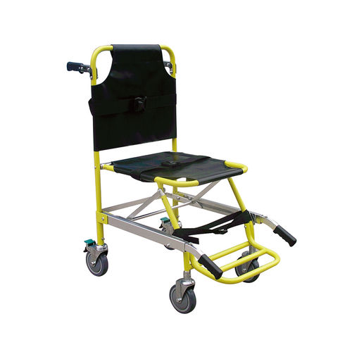 手动担架椅 - YA-SS04 - Zhangjiagang Medi Medical Equipment - 可折叠 / 3台面 / 带脚托