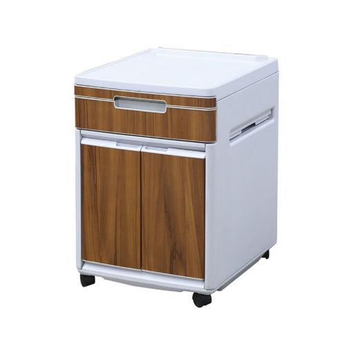 带滑轮床头柜 - YA-B04 - Zhangjiagang Medi Medical Equipment - 带抽屉