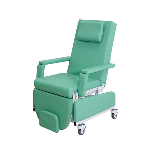 电动血液透析床 - YA-DS-D09 - Zhangjiagang Medi Medical Equipment - 3分区式 / 带滑轮 / 特伦德伦伯卧位