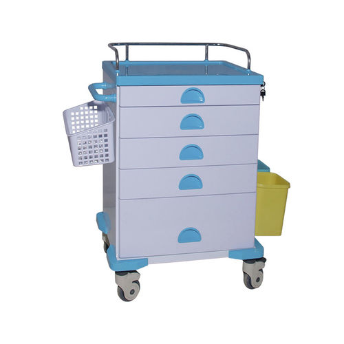 医用推车 - MK-C03 - Zhangjiagang Medi Medical Equipment - 用于药物 / 护理 / 带篮子