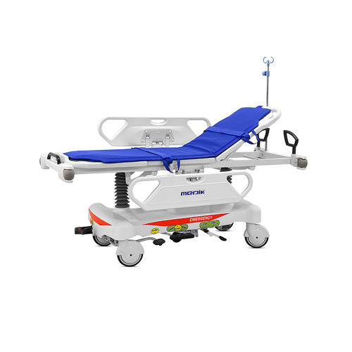 病人转移担架车 - YA-PS04 - Zhangjiagang Medi Medical Equipment - 手动 / 可调高度 / 2分区式