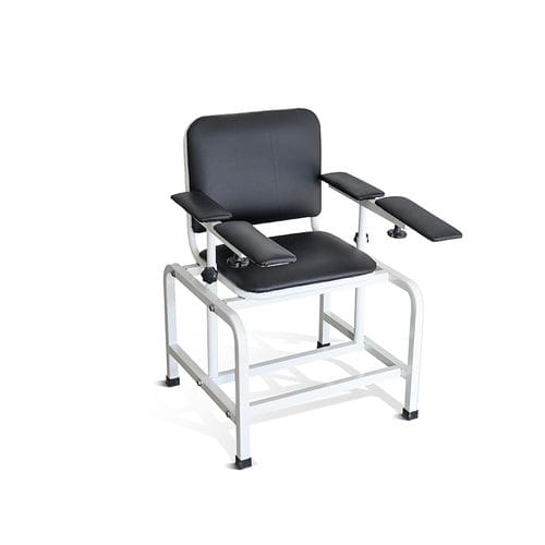 手动采血椅 - YA-DS-M04B - Zhangjiagang Medi Medical Equipment - 2分区式 / 高度固定