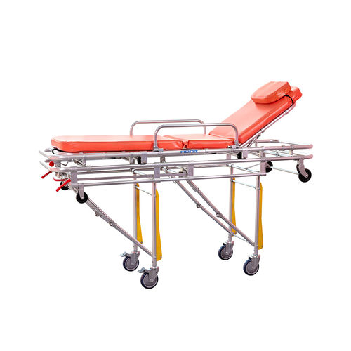 转运担架车 - YA-AS01 - Zhangjiagang Medi Medical Equipment - 救护车 / 手动 / 可调高度