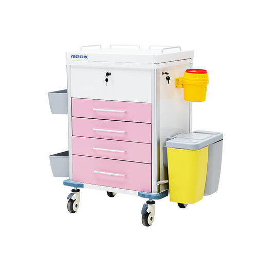 医用手推车 - MK-C08 - Zhangjiagang Medi Medical Equipment - 用于药物 / 存储 / 铝制
