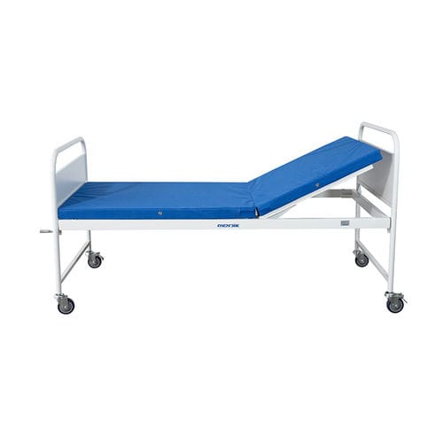 医院病床 - YA-M1-4 - Zhangjiagang Medi Medical Equipment - 手动 / 高度固定 / 带滑轮