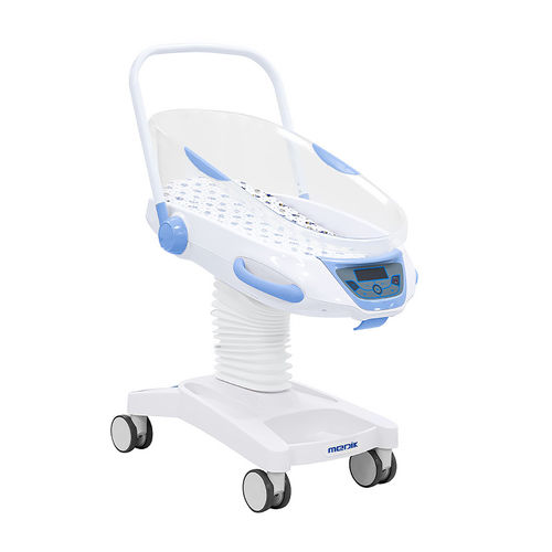 新生儿医院婴儿床 - MK-B01 - Zhangjiagang Medi Medical Equipment - 带滑轮 / 可调高度 / 特伦德伦伯卧位