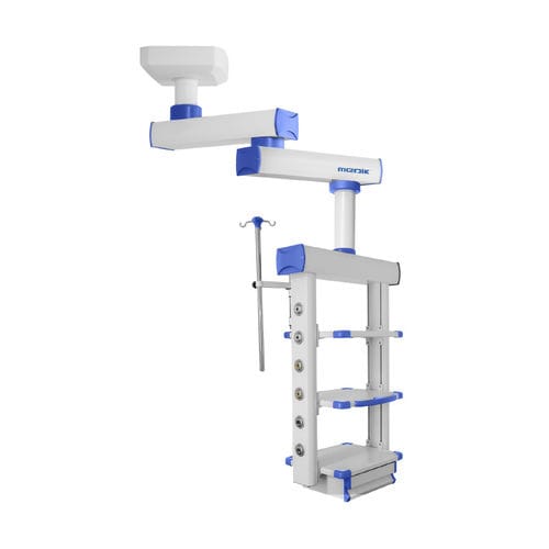 壁挂医用吊塔 - MD-E1 - Zhangjiagang Medi Medical Equipment - 内窥镜 / 模块化 / 带吊篮