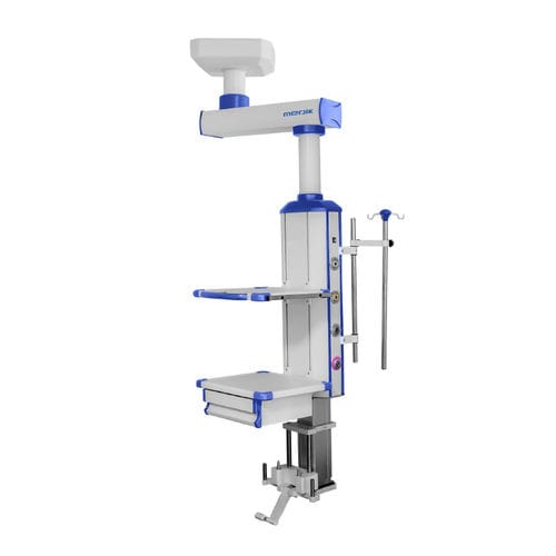 壁挂医用吊塔 - MD-A5 - Zhangjiagang Medi Medical Equipment - 麻醉 / 单臂式 / 带分配柱
