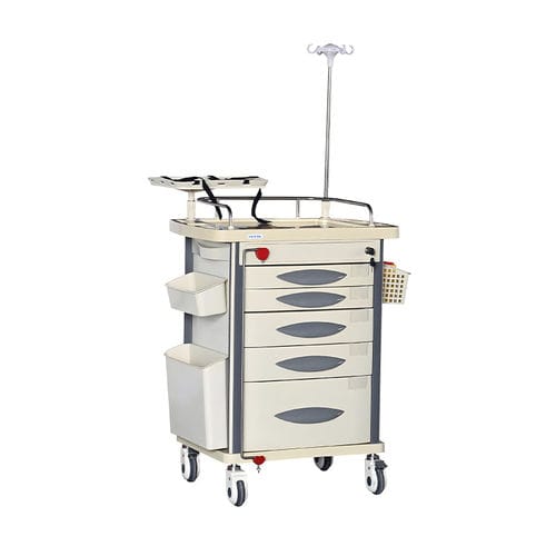 医用推车 - MK-P03 - Zhangjiagang Medi Medical Equipment - 急救 / 药品 / 用于除颤器