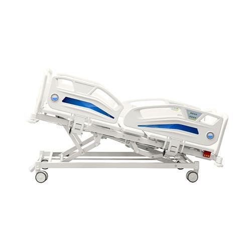 精神科病床 - YA-D5-2 - Zhangjiagang Medi Medical Equipment - 电动 / 高度可调节 / 带滑轮