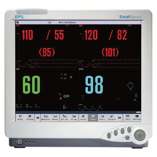 模块化病人监护仪 - EXCELSIGN E17 - BPL Medical Technologies - ETCO2 / PNI / SpO2