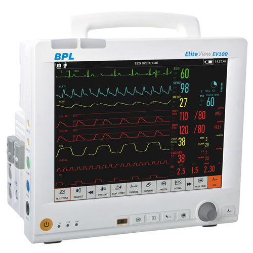 紧凑型病人监护仪 - ELITEVIEW EV100 - BPL Medical Technologies - 滑轮 / ECG / RESP