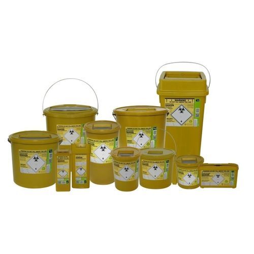 废料储存容器 - SHARPSGUARD® eco yellow - Daniels Healthcare - 搬运 / 安全