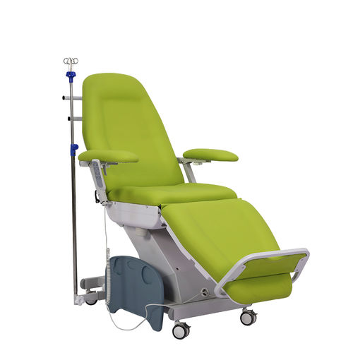 电动血液透析床 - DP-YS145 - Guangdong Dongpin Beauty & Medical Technology - 3分区式 / 未指定 / 带滑轮