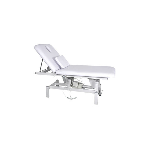 电动按摩床 - DP-8273 - Guangdong Dongpin Beauty & Medical Technology - 带头部孔 / 带腿垫 / 可调靠背高度