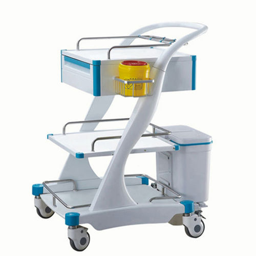 急救推车 - DP-HR-365 - Guangdong Dongpin Beauty & Medical Technology - 麻醉 / 医院用 / 垃圾桶