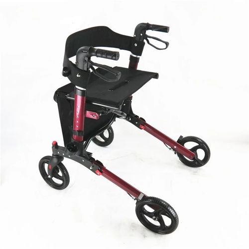 4轮助行车 - DP-SC5025B - Guangdong Dongpin Beauty & Medical Technology - 铝质边框 / 带座椅 / 折叠