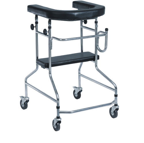 4轮助行车 - DP-SC4075A - Guangdong Dongpin Beauty & Medical Technology - 钢框架 / 带座椅 / 折叠