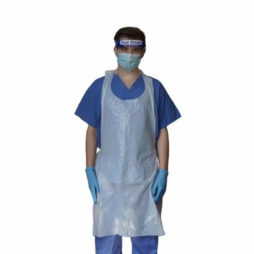 男女通用医用围裙 - SP609 - Toffeln - 聚乙烯 / 白色 / 蓝色
