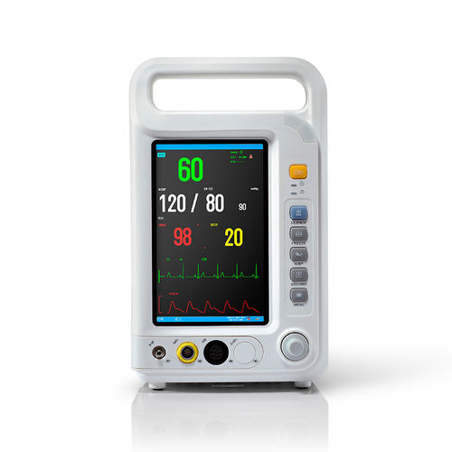 便携式病人监护仪 - HF-8000A  - Shanghai Huifeng Medical Instrument - ECG / 呼吸频率 / 心跳频率