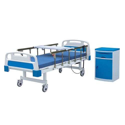 医院病床 - HF-821 - Shanghai Huifeng Medical Instrument - 电动 / 折叠 / 带滑轮
