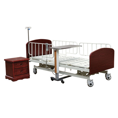 医院病床 - HF-832 - Shanghai Huifeng Medical Instrument - 电动 / 高度可调节 / 带滑轮