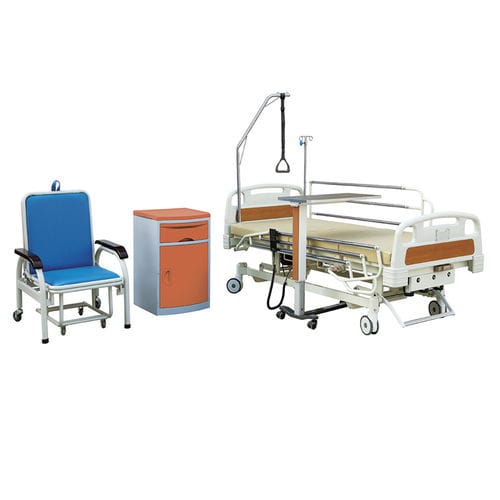 医用病床 - HF-835 - Shanghai Huifeng Medical Instrument - 电动 / 高度可调节 / 折叠