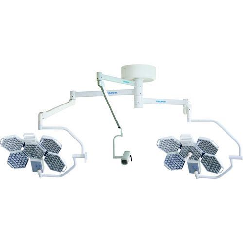 吊顶无影灯 - SY02-LED5+5 - Shanghai Huifeng Medical Instrument - LED / 2臂式 / 96