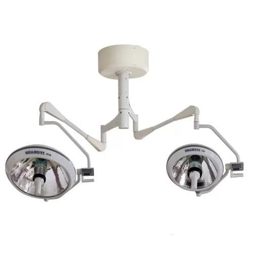 吊顶无影灯 - ZF700/500 - Shanghai Huifeng Medical Instrument - 卤素 / 2臂式 / 110V / 60Hz