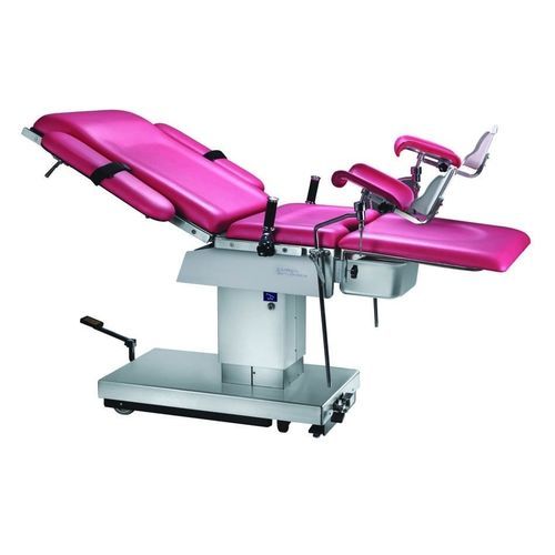 液压分娩椅 - HFMPB06C - Shanghai Huifeng Medical Instrument - 轮脚 / 带腿垫