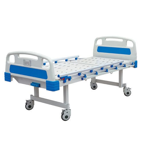 医院病床 - HF-818 - Shanghai Huifeng Medical Instrument - 手动 / 折叠 / 带滑轮