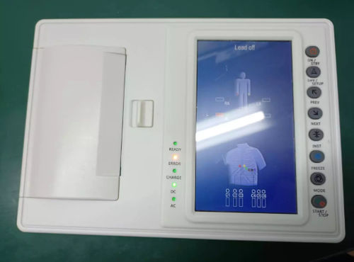静息心电图仪 - HF-ECG1203D - Shanghai Huifeng Medical Instrument - 单通道 / 数字 / 带触摸屏