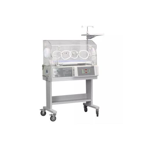 带滑轮新生儿保育箱 - HFBIN-3000A - Shanghai Huifeng Medical Instrument - 带秤 / 带4个操作窗口
