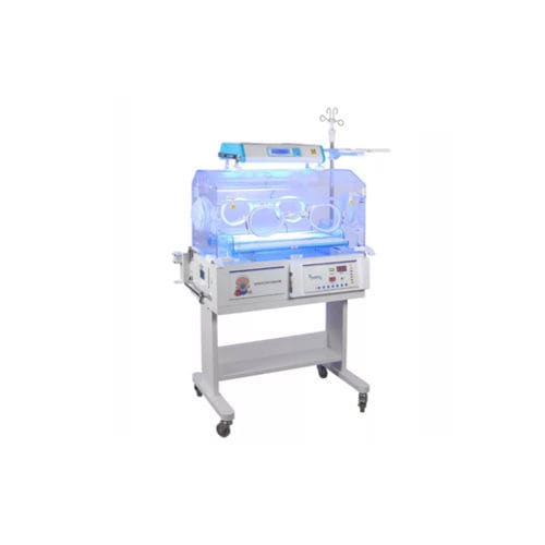 带滑轮新生儿保育箱 - HFBIN-3000B - Shanghai Huifeng Medical Instrument - 带秤 / 带4个操作窗口