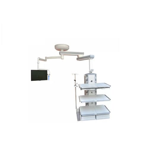吊顶医用吊塔 - HFP-SS90/160 - Shanghai Huifeng Medical Instrument - 重症监护 / 带吊篮 / 带监护仪支架
