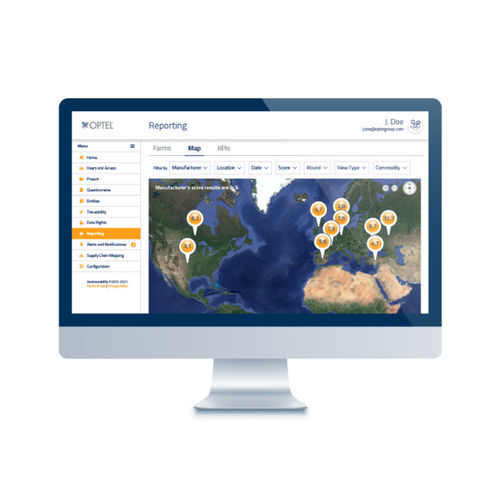 数据定位管理系统 - GEOTRACEABILITY PLATFORM - Optel Vision - 信息 / 可追溯性 / 药品