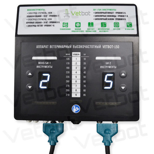 单极切割高频电刀 - VETBOT-150 - Vetbot - 双级切割 / 双极凝固 / 单极凝固
