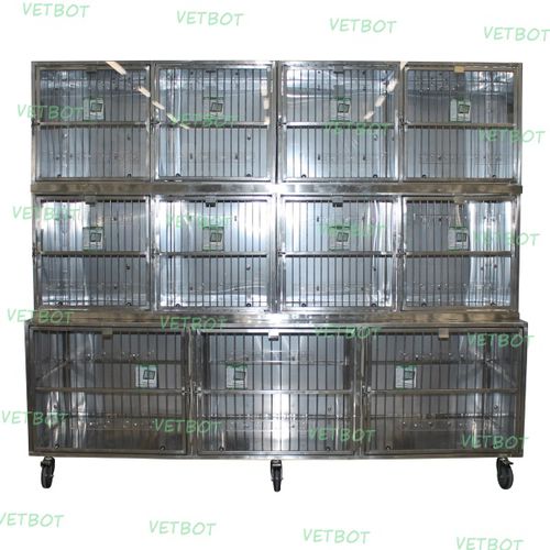 猫动物笼具 - №80519.1  - Vetbot - 犬用 / 模块化 / 不锈钢