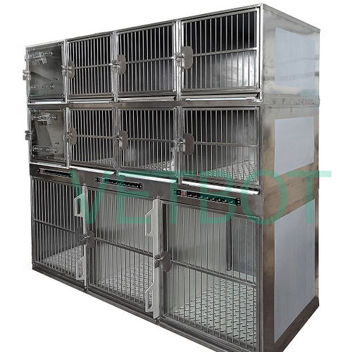 猫动物笼具 - №80608 - Vetbot - 犬用 / 模块化 / 不锈钢